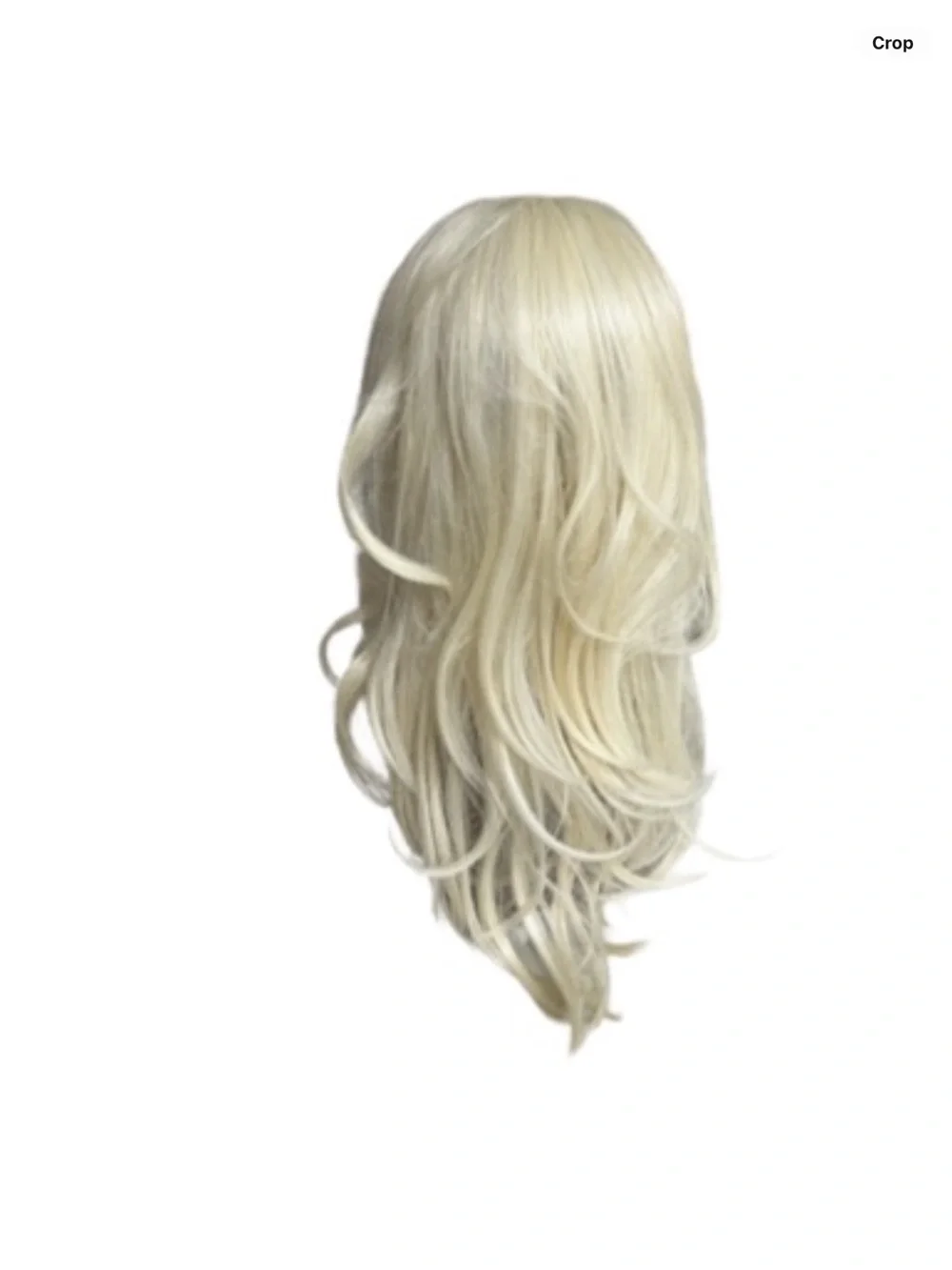 Blonde Layered Synthetic Wig with Side Bangs - Women Hair